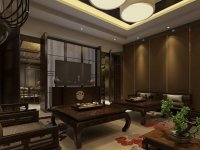 中式风格会所室内装修装饰设计效果-1165-04