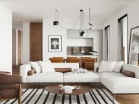 北欧风格家居装修装饰室内设计效果-A1019