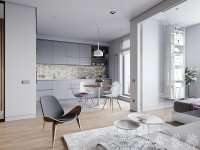 北欧小清新家居装修装饰室内设计效果-A2023-3