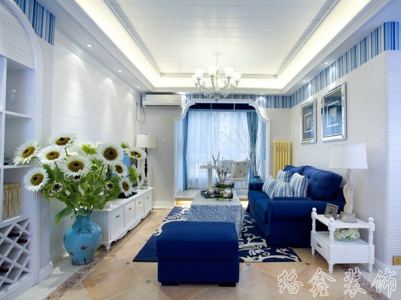 地中海风格家居装修装饰室内设计效果-A307