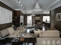 欧式风格家居装修装饰室内设计效果-A708-2