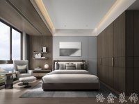 现代风格家居装修装饰室内设计效果-A8004-5