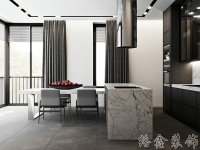 现代风格家居装修装饰室内设计效果-A8028-2