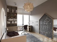现代风格家居装修装饰室内设计效果-A8031-6
