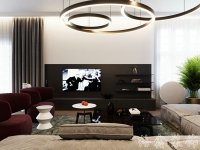 现代风格家居装修装饰室内设计效果-A8033