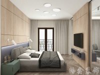现代风格家居装修装饰室内设计效果-A8038-4