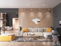 现代风格家居装修装饰室内设计效果-A8041