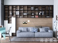 现代风格家居装修装饰室内设计效果-A8049-4