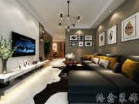 现代风格家居装修装饰室内设计效果-A8083-1