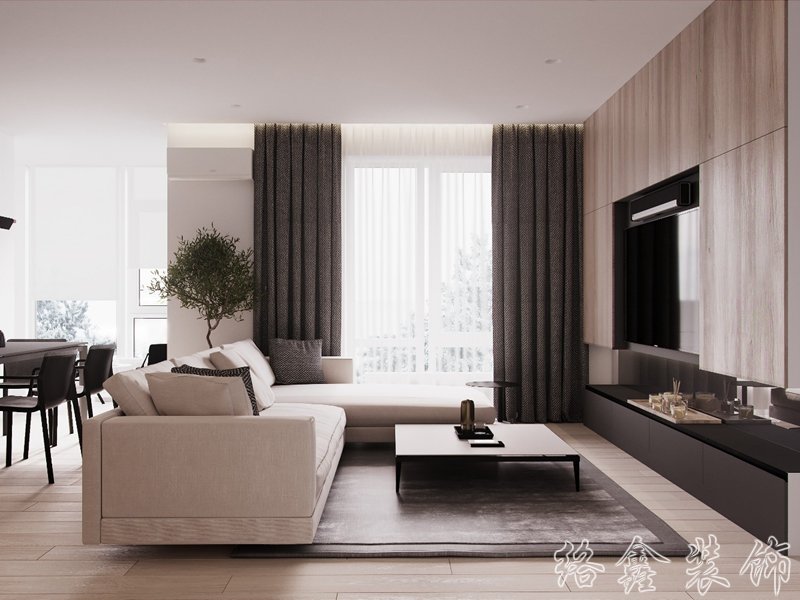 现代风格家居装修装饰室内设计效果-A8107