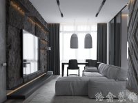 现代风格家居装修装饰室内设计效果-A8113-1