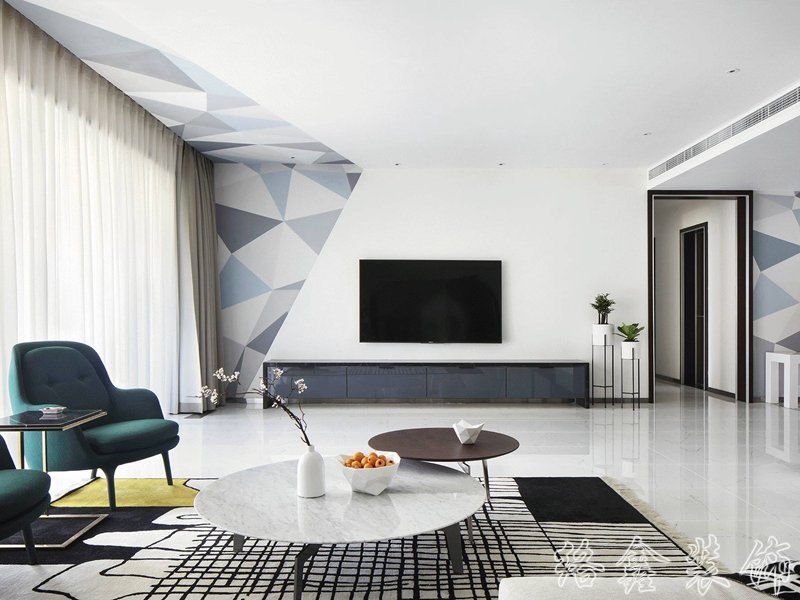 现代风格家居装修装饰室内设计效果-A8115