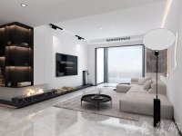 现代简约家居装修装饰室内设计效果-B913