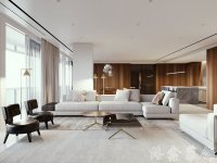 现代简约家居装修装饰室内设计效果-B918