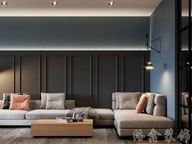 现代简约家居装修装饰室内设计效果-B919