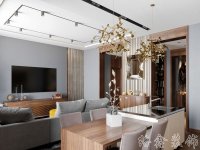 现代美式家居装修装饰室内设计效果-C101-2
