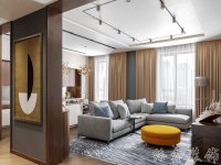 现代美式家居装修装饰室内设计效果-C101-3