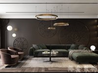现代美式家居装修装饰室内设计效果-C104-2