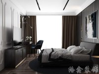 现代美式家居装修装饰室内设计效果-C104-7
