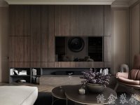 现代美式家居装修装饰室内设计效果-C106-1