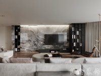 现代轻奢家居装修装饰室内设计效果-D209