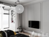 现代轻奢家居装修装饰室内设计效果-D211-6