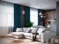 现代清新家居装修装饰室内设计效果-E301-2