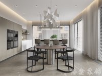 现代清新家居装修装饰室内设计效果-E305-4
