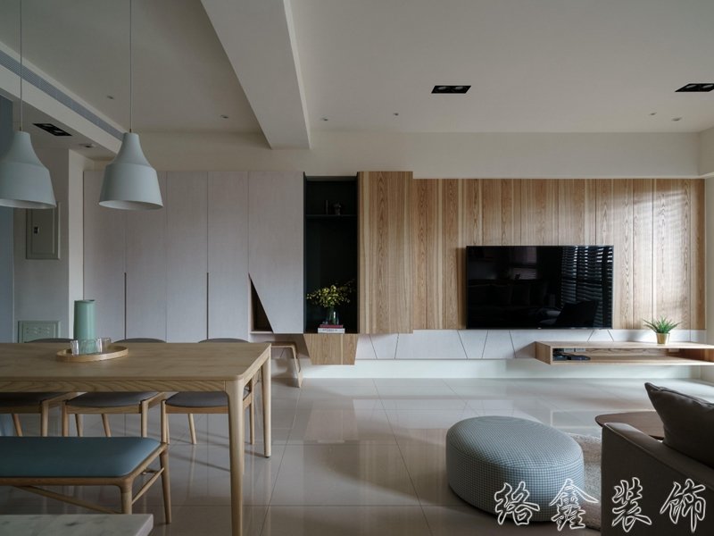 现代清新家居装修装饰室内设计效果-E306