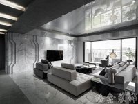 现代网红风家居装修装饰室内设计效果-F502