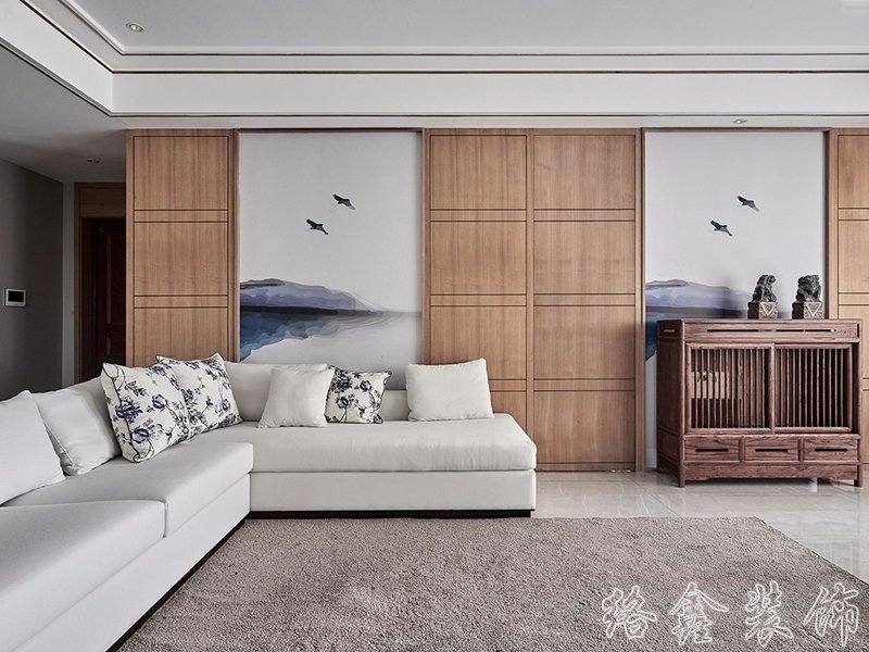 新中式风格家居装修装饰室内设计效果-G602