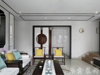 新中式风格家居装修装饰室内设计效果-G604-3