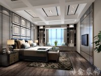 新中式风格家居装修装饰室内设计效果-G604-6