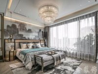 新中式风格家居装修装饰室内设计效果-G605-6