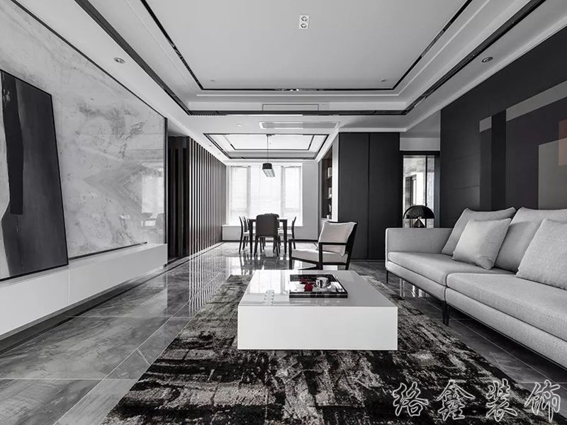新中式风格家居装修装饰室内设计效果-G606