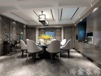 新中式风格家居装修装饰室内设计效果-G610-2
