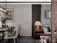 新中式风格家居装修装饰室内设计效果-G611-4