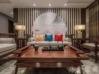 新中式风格家居装修装饰室内设计效果-G612-4