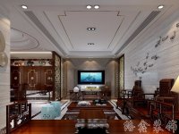 新中式风格家居装修装饰室内设计效果-G613-2