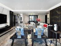 新中式风格家居装修装饰室内设计效果-G614-4