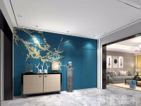 新中式风格家居装修装饰室内设计效果-G616-2