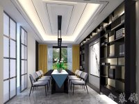 新中式风格家居装修装饰室内设计效果-G616-3