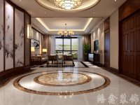 新中式风格家居装修装饰室内设计效果-G617-3