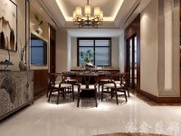 新中式风格家居装修装饰室内设计效果-G617-4