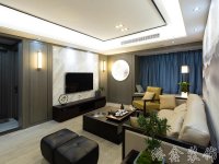 新中式风格家居装修装饰室内设计效果-G620-2