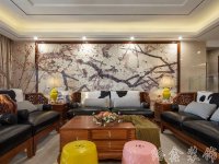 新中式风格家居装修装饰室内设计效果-G621-3