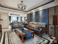 新中式风格家居装修装饰室内设计效果-G622-2