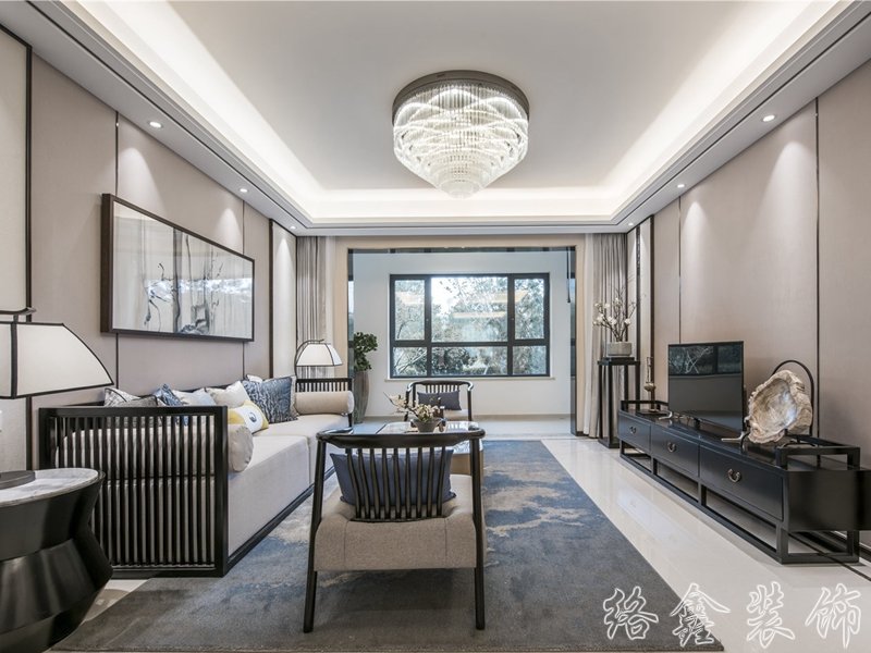 新中式风格家居装修装饰室内设计效果-G623