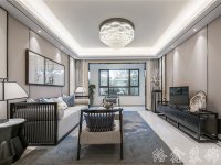 新中式风格家居装修装饰室内设计效果-G623-1