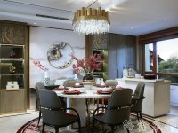 新中式风格家居装修装饰室内设计效果-G625-5